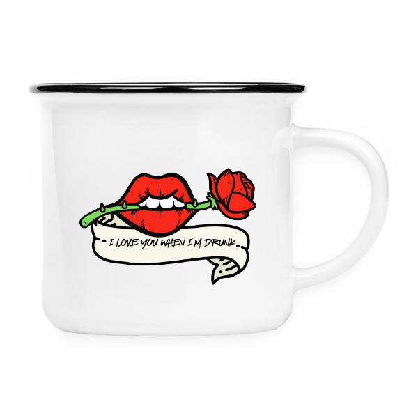 Keramikáček s potiskem I LOVE YOU WHEN I AM DRUNK